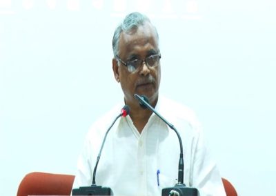 34-Prof K P Kannan delivering Valedictory Address in the Valedictory Session