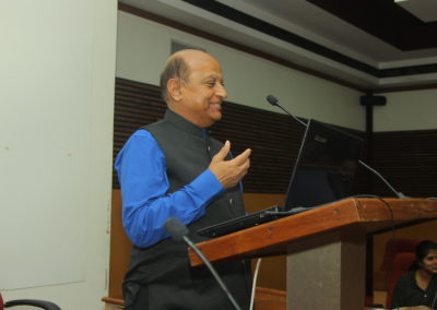 Prof. K. N. Ninan as Chairperson in the Technical Session III